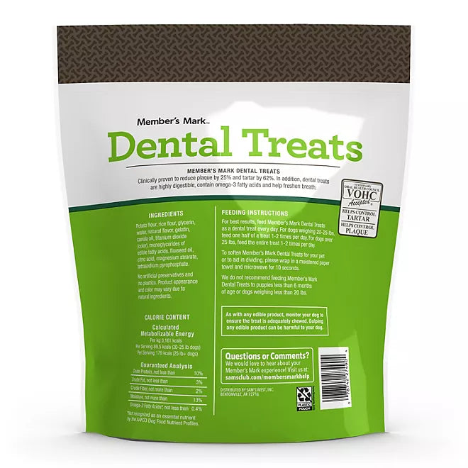 Member's Mark Dental Chew Treats for Dogs