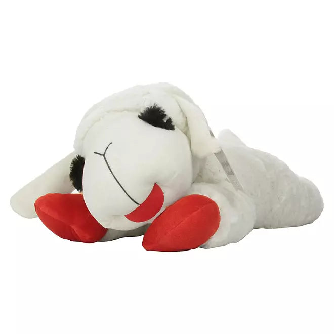 Multipet Jumbo Lamb Chop Plush Dog Toy