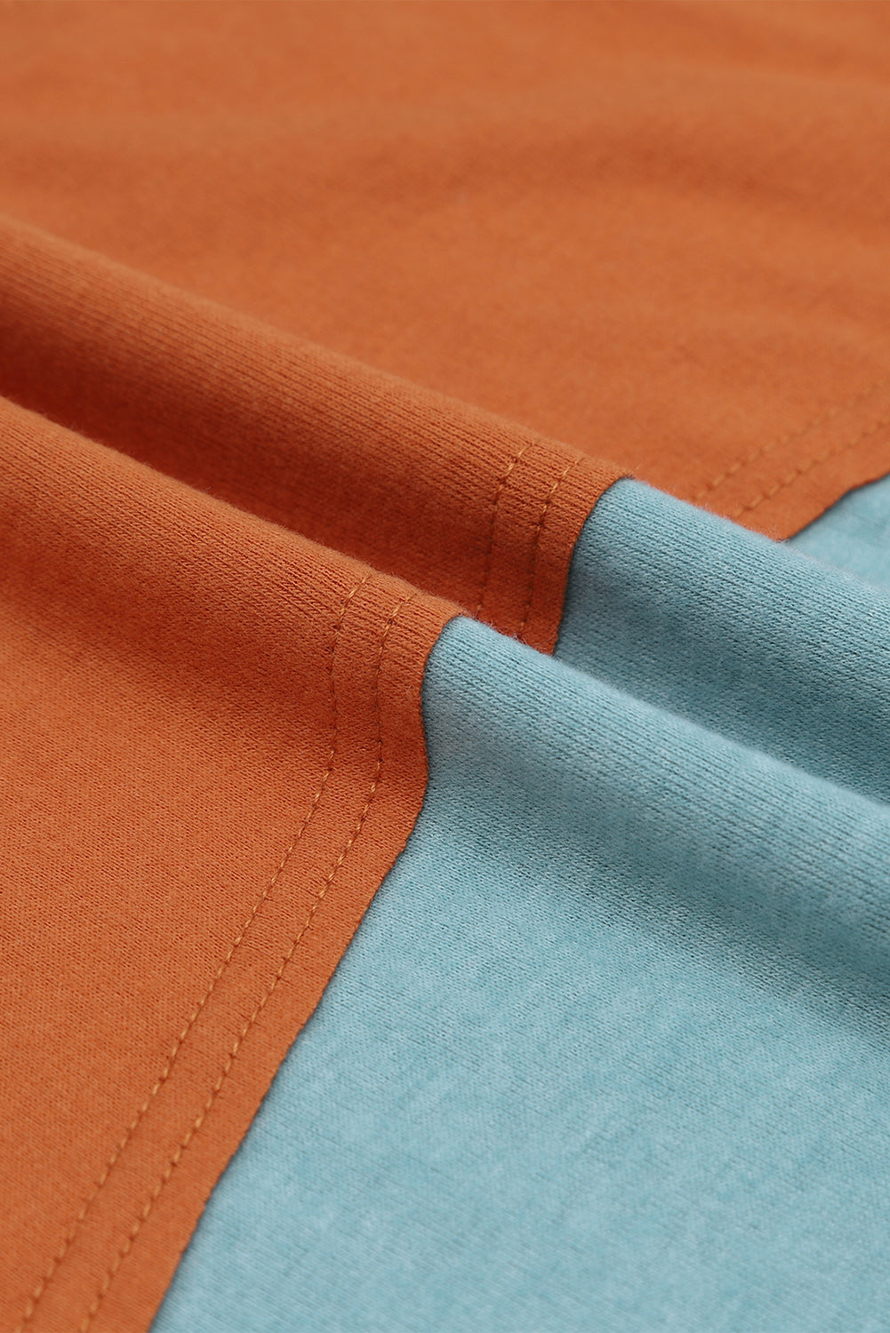 Green Colorblock Striped Bishop Sleeve Top - Ballimart