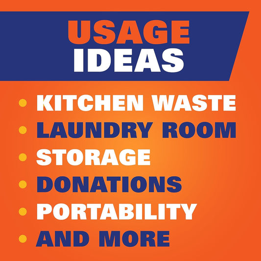 Hefty Ultra Strong Tall Kitchen Trash Bags – Lavender & Sweet Vanilla Scent, 13 Gallon, 80 Count - Ballimart