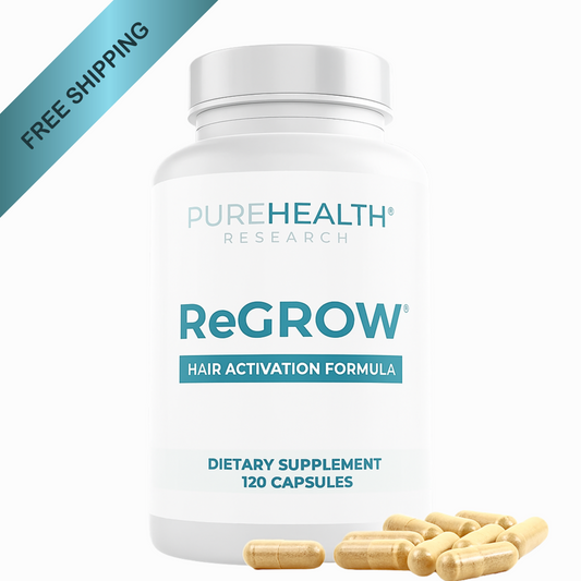 ReGrow Hair Growth Vitamins – Biotin, Saw Palmetto, Collagen, Zinc & More – Hair Supplements for Women & Men – 120 Capsules