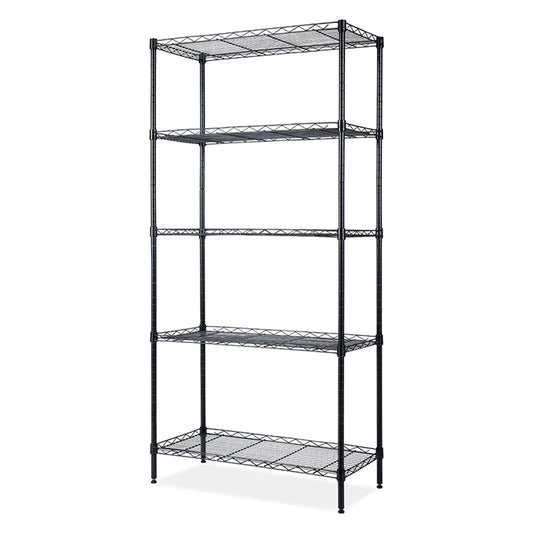 5 Tier Storage Rack Wire Shelving Unit Storage Shelves - Ballimart