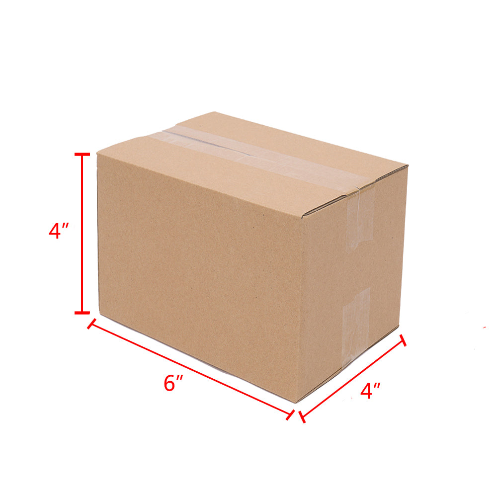 100 Corrugated Paper Boxes 6x4x4"(15.2*10*10cm)Yellow - Ballimart