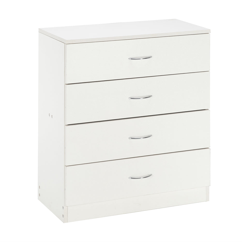FCH Modern Simple 4-Drawer Dresser White - Ballimart