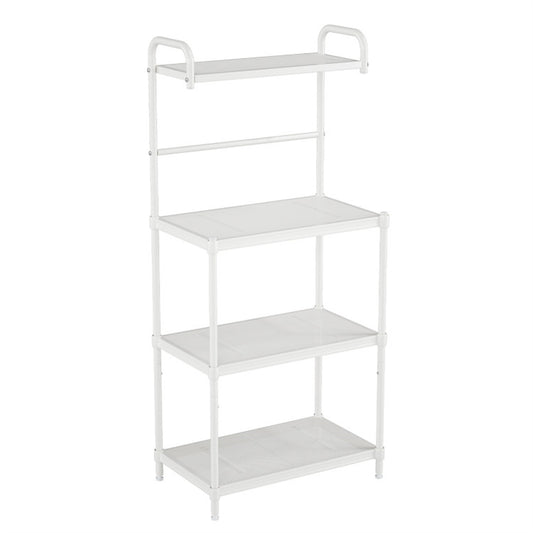 4 layer storage shelf white - Ballimart
