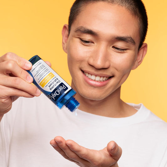 PanOxyl Clarifying Exfoliant with 2% Salicylic Acid | BHA Liquid for Face | Unclogs Pores, Minimizes Redness, and Calms Acne-Prone Skin with Blue Algae & Antioxidants, 4 fl oz