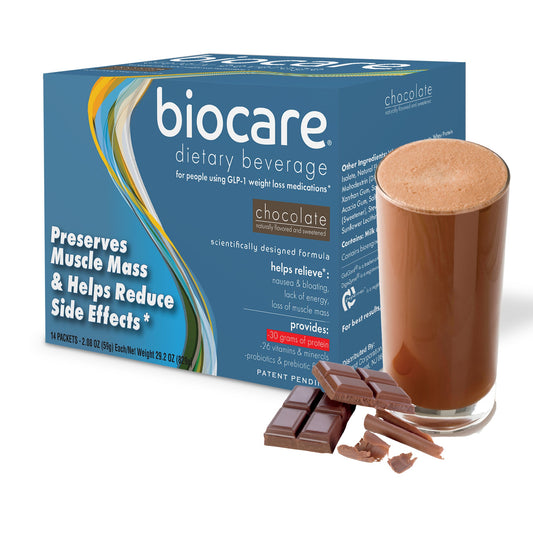 30G Protein Chocolate Biocare Dietary Beverage (14-Count)