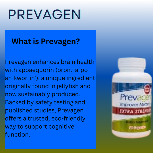 Prevagen Extra Strength 20mg – 60 Capsules | Brain Health Supplement with Apoaequorin & Vitamin D