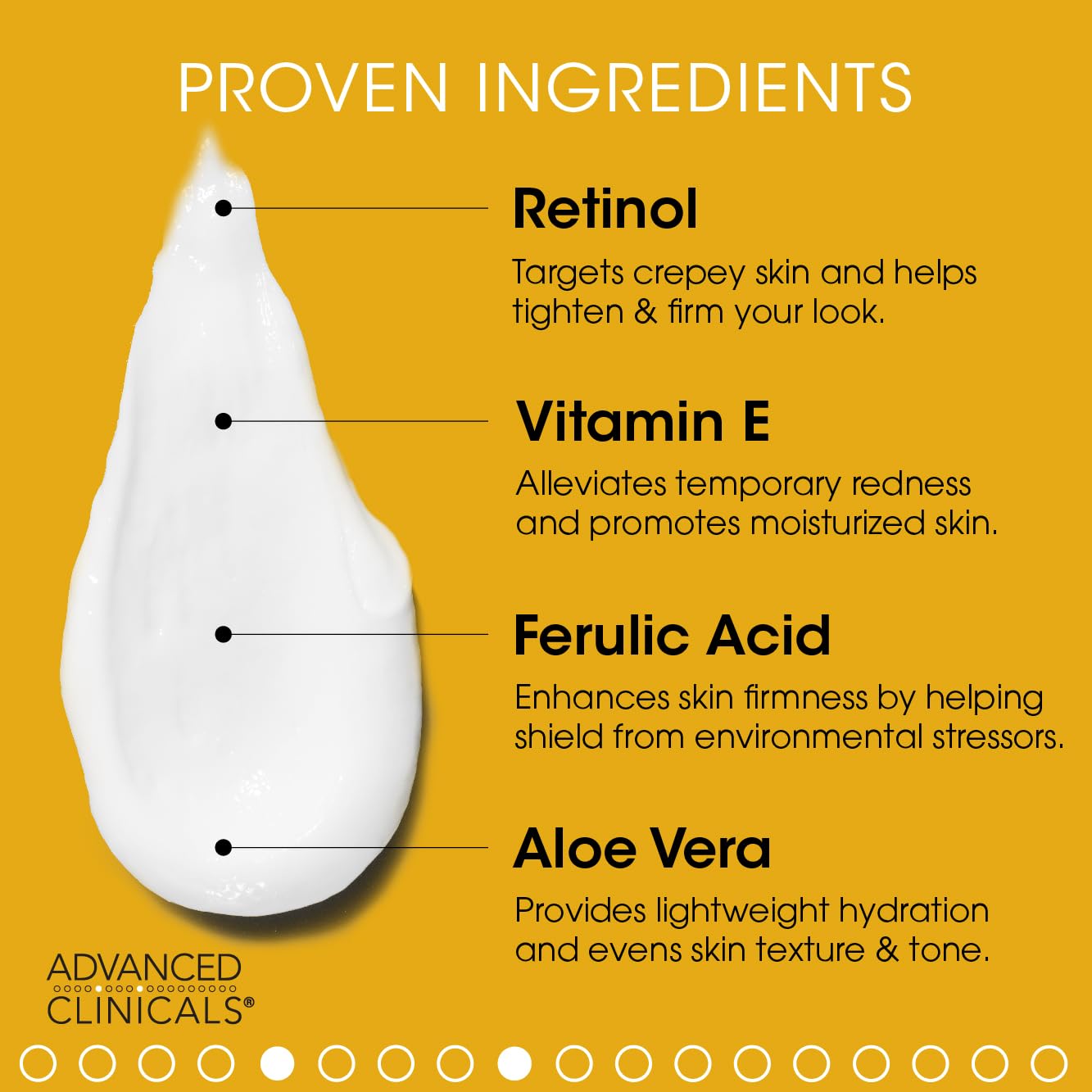 Advanced Clinicals Retinol Body Lotion & Manuka Honey Cream Set | Anti-Aging Treatment for Crepey & Sagging Skin | Hydrating Moisturizer for Face & Body, 2pc