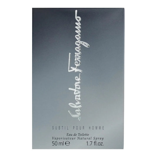 Ferragamo Subtil Eau De Toilette Spray For Men, 3.4 Ounce