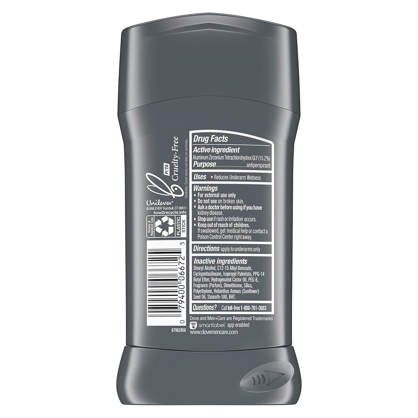 Dove Men+Care Antiperspirant Deodorant | Extra Fresh | 72-Hour Protection | 4-Pack - Ballimart