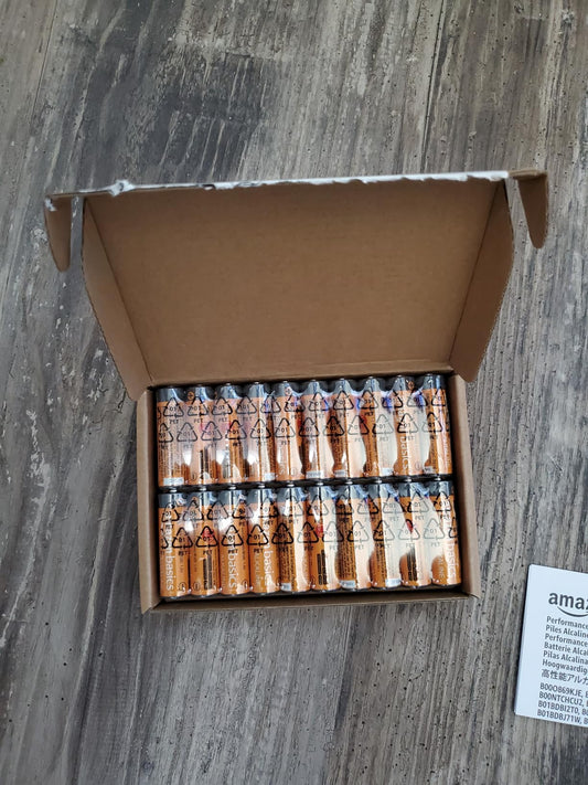Amazon Basics 48-Pack AA Alkaline High-Performance Batteries - 1.5 Volt | 10-Year Shelf Life - Ballimart