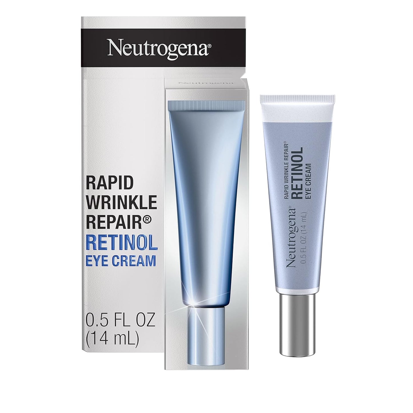 Neutrogena Rapid Wrinkle Repair Retinol Eye Cream | Anti-Aging, Dark Circles & Fine Lines, 0.5 fl. oz - Ballimart