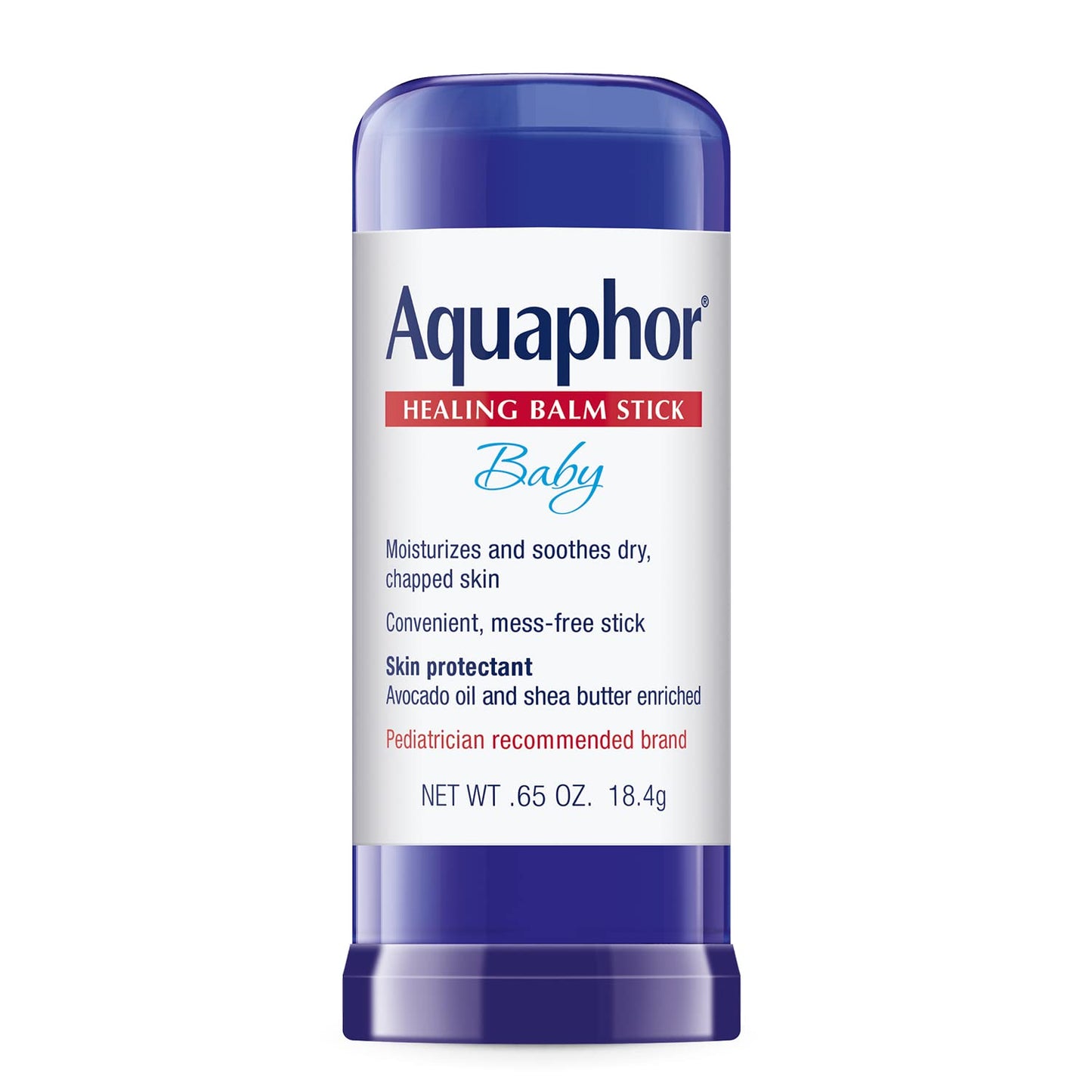 Aquaphor Baby Healing Balm Stick – Moisturizing & Protective with Avocado Oil & Shea Butter (0.65 Oz)