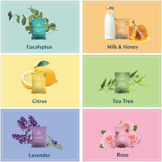 Body Restore Shower Steamers Aromatherapy 6-Pack – Stress Relief & Relaxation Gifts for Women & Men | Citrus Scent for Luxury Self-Care