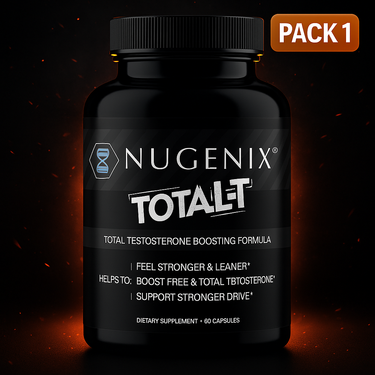 Nugenix Total-T – Free and Total Testosterone Booster Supplement for Men, 90 Capsules