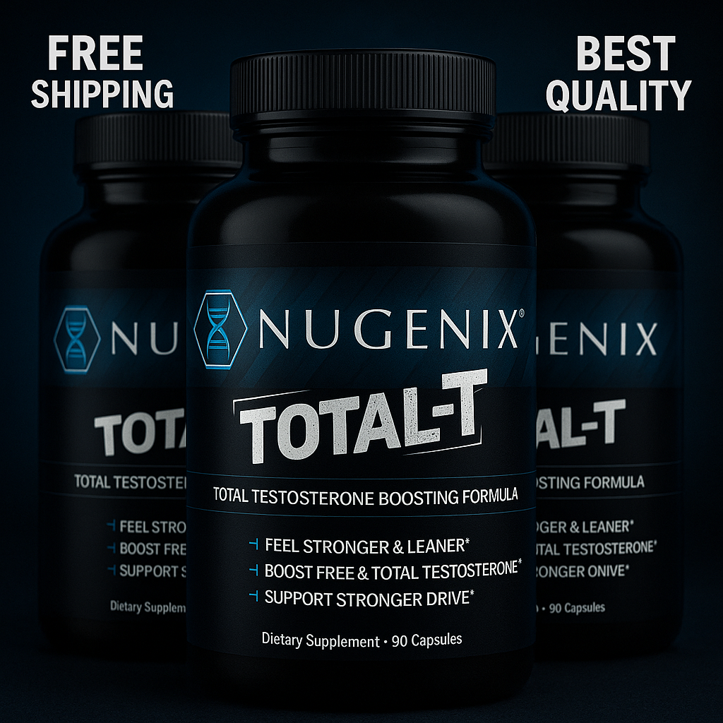 Nugenix Total-T - Free & Total Testosterone Booster - 90 Count (Three Pack) - Boosts Lean Muscle Mass & Male Vitality