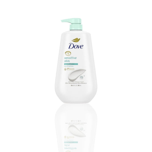 Dove Hypoallergenic Body Wash for Sensitive Skin | Moisturizing Sulfate & Paraben-Free Cleanser, Dermatologist Recommended | 34oz - Ballimart