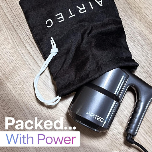 IT Dusters AirTec Ultra Electric Air Duster Blower | Powerful 2-Stage Cleaning for PC, Laptop, Consoles & More | Sustainable Alternative to Canned Air | Includes Nozzle Attachments & Brushes