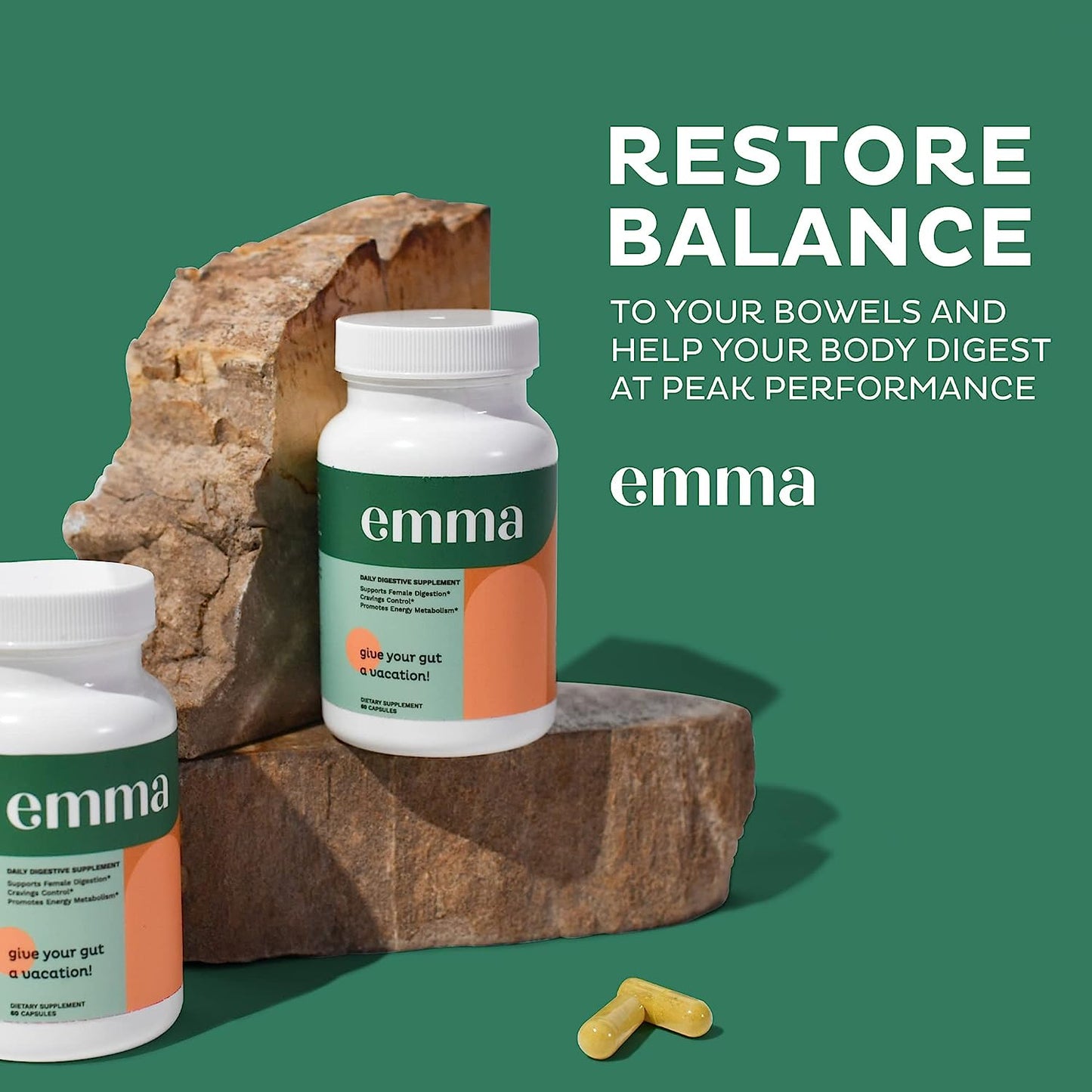 Emma Gut Health Gas & Bloating Relief Constipation Leaky Gut Repair - Ballimart