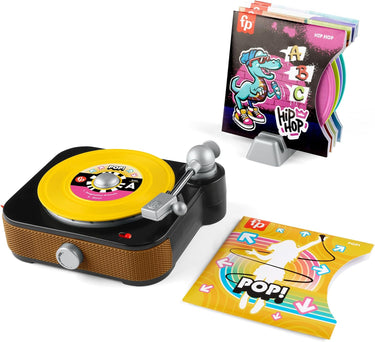 Fisher-Price Rockin’ Record Player – Musical Toy for Kids, 20 Songs in 5 Styles, Pretend Play for Ages 3+
