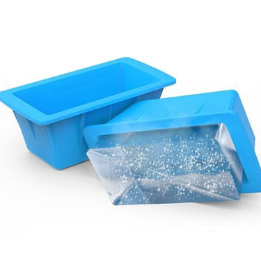 NewHome 2 Pack 6.6LBS Silicone Freezer Molds - Ice Block Molds for Ice Baths, Soup, Seafood Freezing, and DIY Ice Decorations - Ballimart