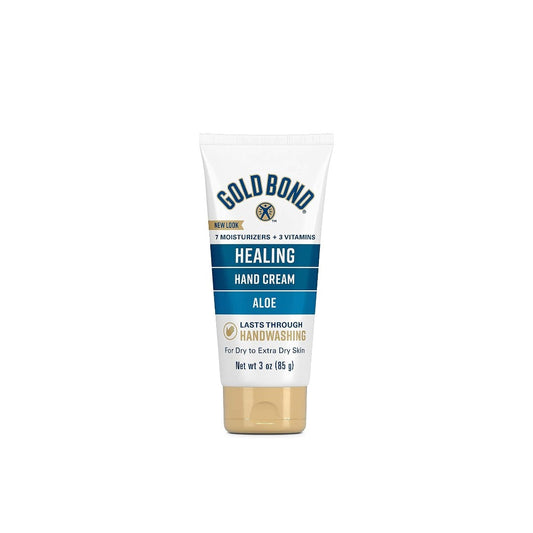Gold Bond Ultimate Healing Hand Cream - 3 oz | Moisturizes Dry Hands, Lasts Through Handwashing, Fragrance-Free