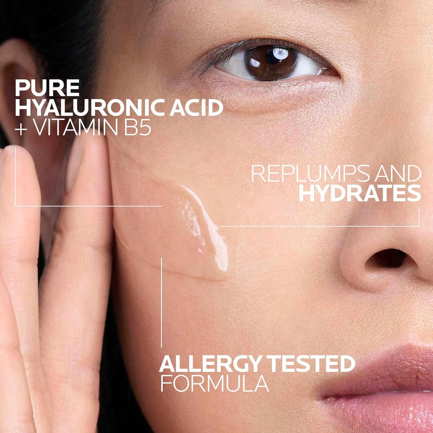 La Roche-Posay Hyalu B5 Pure Hyaluronic Acid Serum – Vitamin B5, Madecassoside, Anti-Aging Hydrating Serum for Face, Oil-Free, Safe for Sensitive Skin