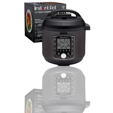 Instant Pot Pro 10-in-1 Pressure Cooker | Slow Cooker, Rice Cooker, Steamer, Sauté, Sous Vide, Yogurt Maker, & More | 6 Quart | Includes 800+ Recipe App | Black