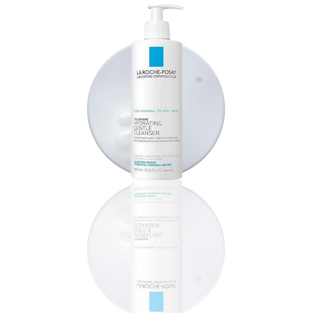 La Roche-Posay Toleriane Hydrating Gentle Face Cleanser | Daily Facial Cleanser for Normal to Dry Skin | Niacinamide & Ceramides