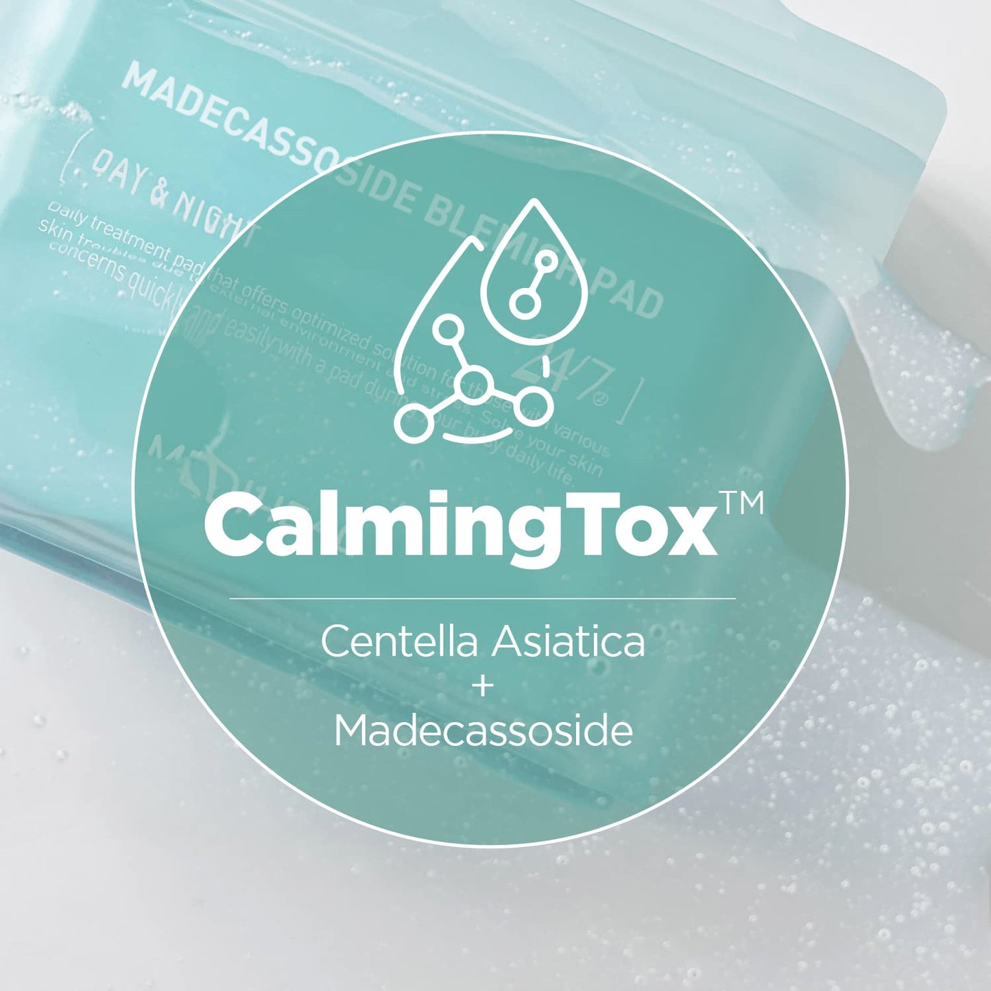 MEDIHEAL Madecassoside Cotton Facial Pads – Vegan Toner Pads for Post-Acne Care, Uneven Skin Tone & Dark Spots – 100 Hypoallergenic Pads with Centella Asiatica Extract - Ballimart