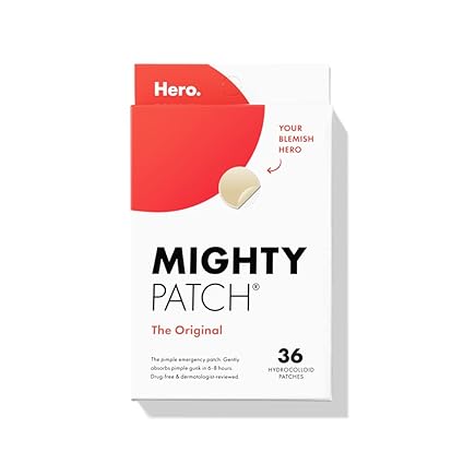 Mighty Patch™ Original Hydrocolloid Acne Pimple Patch – Clear Skin, Overnight