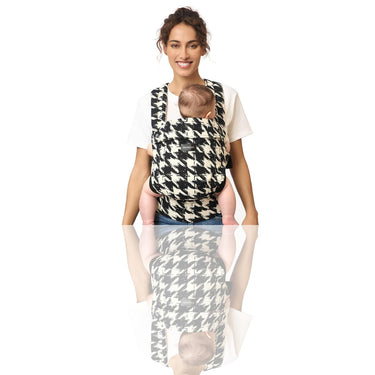 Momcozy Baby Carrier – Ergonomic, Lightweight Infant to Toddler Carrier (7-44lbs) with Enhanced Lumbar Support, Hands-Free Parenting, Houndstooth Design