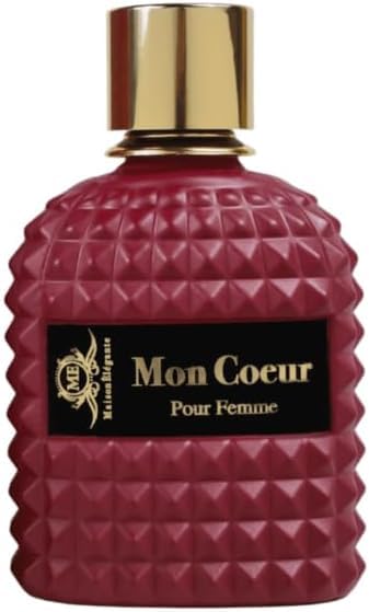 Mon Coeur Femme Eau de Parfum - A Romantic Symphony of Florals & Fruits, 3.4 Oz - Ballimart