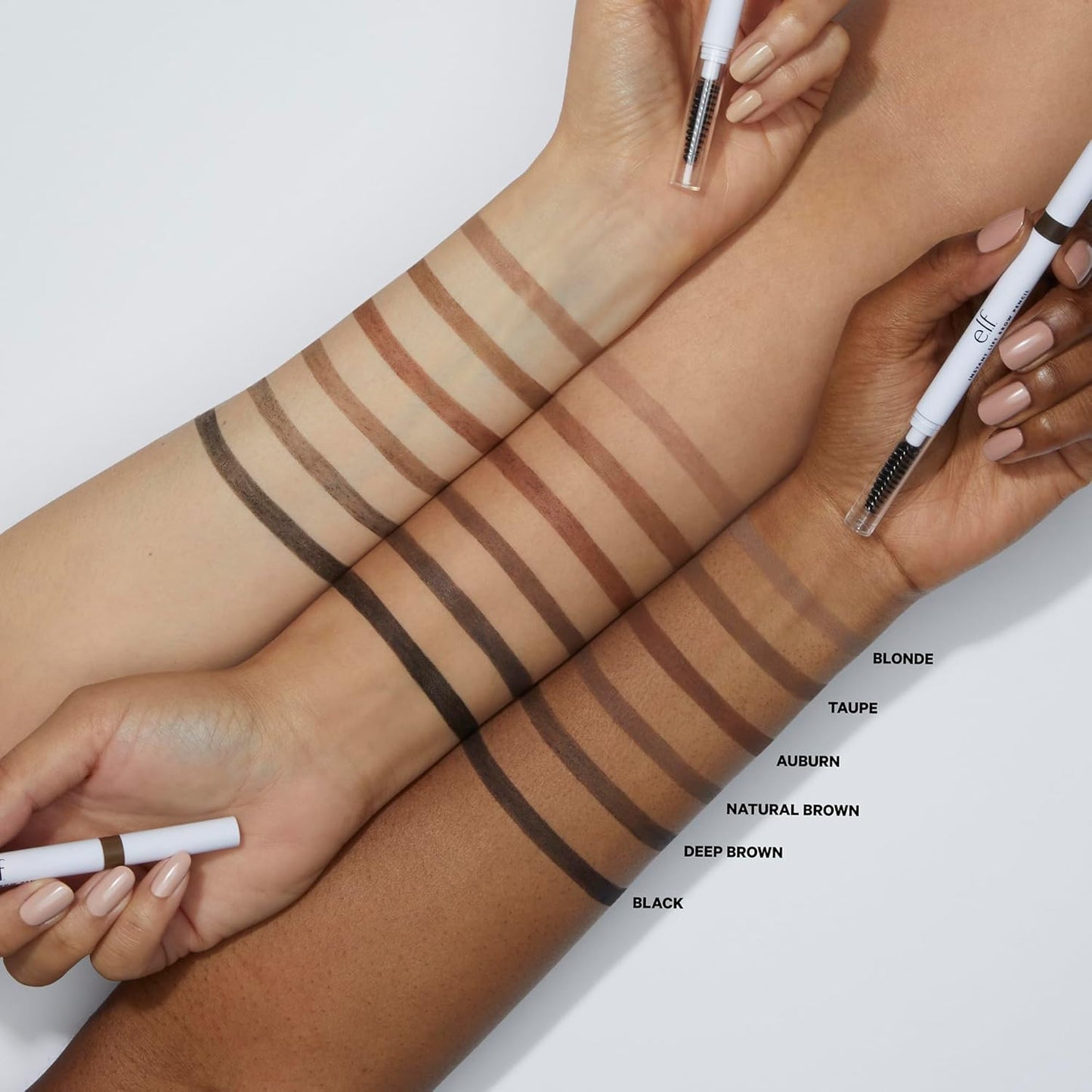 e.l.f. Instant Lift Brow Pencil, Dual-Sided Precision for Defined Brows, Neutral Brown - 0.006 Oz | Shapes, Fills & Tames - Ballimart