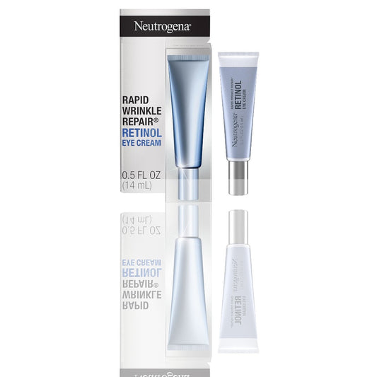Neutrogena Rapid Wrinkle Repair Retinol Eye Cream | Anti-Aging, Dark Circles & Fine Lines, 0.5 fl. oz - Ballimart