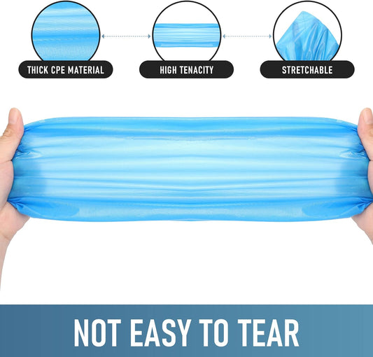 Disposable Non-Slip Shoe Covers - Pack of 100 (50 Pairs) | Waterproof, Recyclable Booties for Indoor & Outdoor Use | Fits Up to US Men’s Size 11, Women’s Size 13 - Ballimart