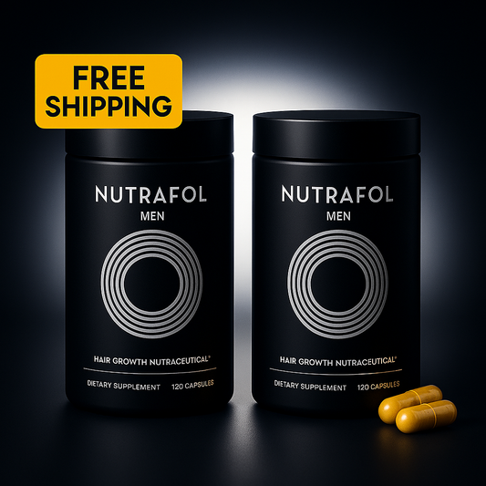 Nutrafol Men’s Hair Growth Supplement – 2 Pack (2-Month Supply)
