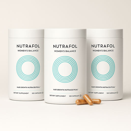 Nutrafol Women’s Balance Hair Growth Gift Pack 3-Pack – Advanced Hair Wellness for Women 45+