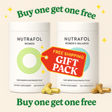 Nutrafol Women's Hair Growth Supplements Gift Pack – Ages 18-44 & 45+ | Clinically Proven for Thicker, Stronger Hair | Dermatologist Recommended | 1-Month Supply Each