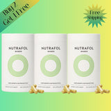 Nutrafol Women's Hair Growth Supplements – Three Pack – Ages 18–44 – Clinically Proven for Visibly Thicker & Stronger Hair – Dermatologist Recommended – 1-Month Supply Each