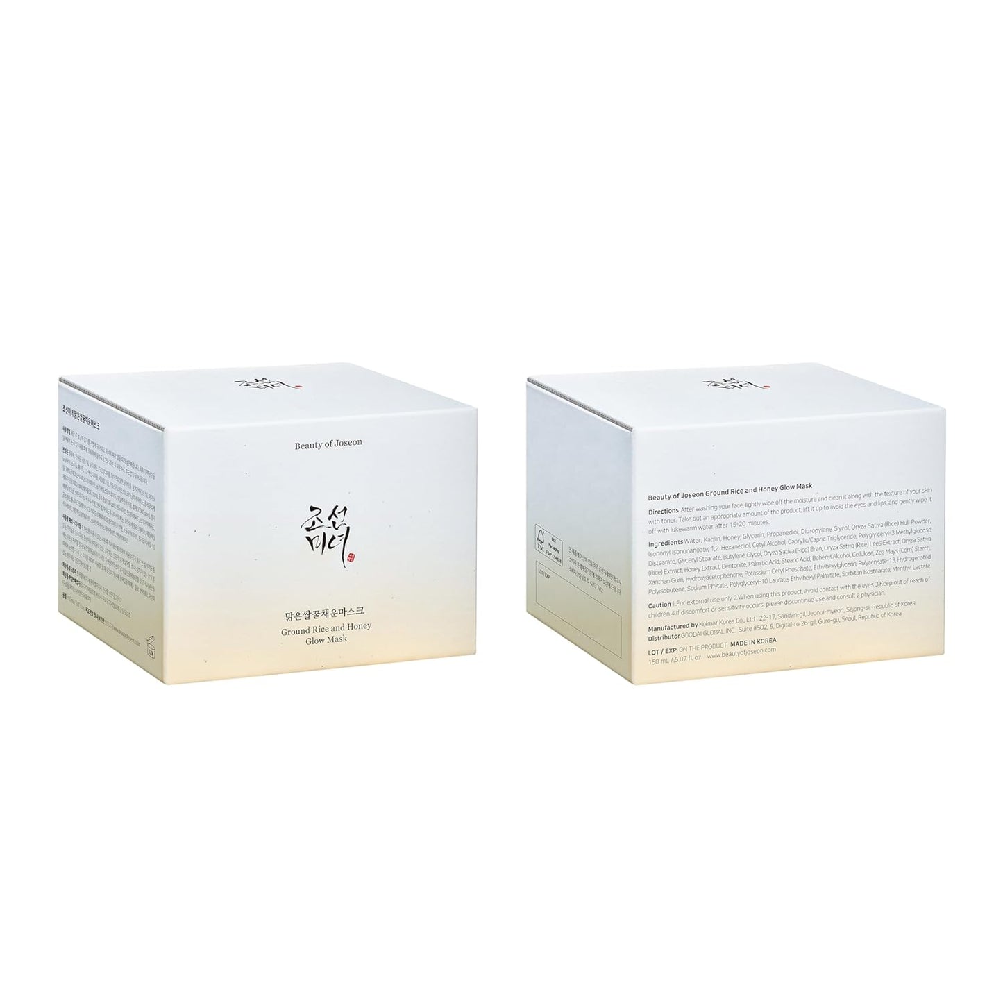 Beauty of Joseon Ground Rice and Honey Glow Mask Pore & Sebum Care | 150ml (5.07 fl. oz) - Ballimart