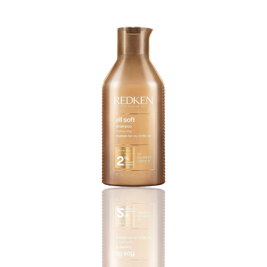 Redken All Soft Shampoo - Argan Oil-Enriched for Intense Softness & Shine - Ballimart