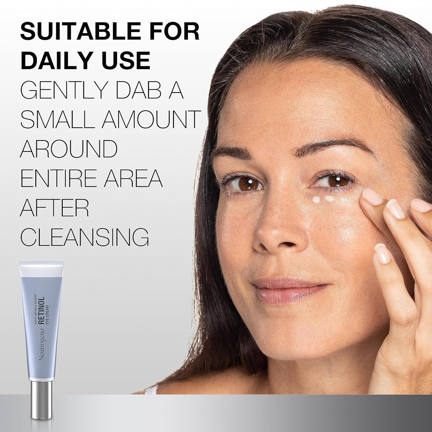Neutrogena Rapid Wrinkle Repair Retinol Eye Cream | Anti-Aging, Dark Circles & Fine Lines, 0.5 fl. oz - Ballimart
