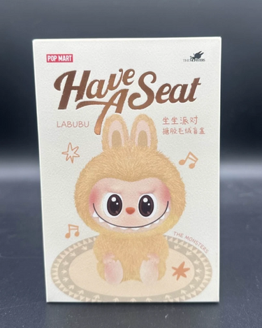 POP MART LABUBU The Monsters Have A Seat Vinyl Plush Blind Box US AUTHENTIC