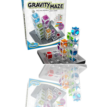 ThinkFun Gravity Maze Marble Run Brain Game & STEM Toy – Award-Winning Educational Logic Puzzle for Kids 8+ | Spatial Reasoning, Engineering, and Building Game with 60 Challenges