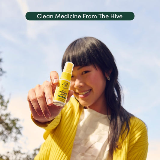 Beekeeper's Naturals Propolis Throat Spray – 95% Bee Propolis Extract for Immune Support Sore Throat Relief | Natural, Keto, Paleo, Gluten-Free (1.06 oz, Pack of 1)