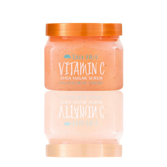 Tree Hut Vitamin C Shea Sugar Scrub - 18 oz | Hydrating & Exfoliating Body Care - Ballimart