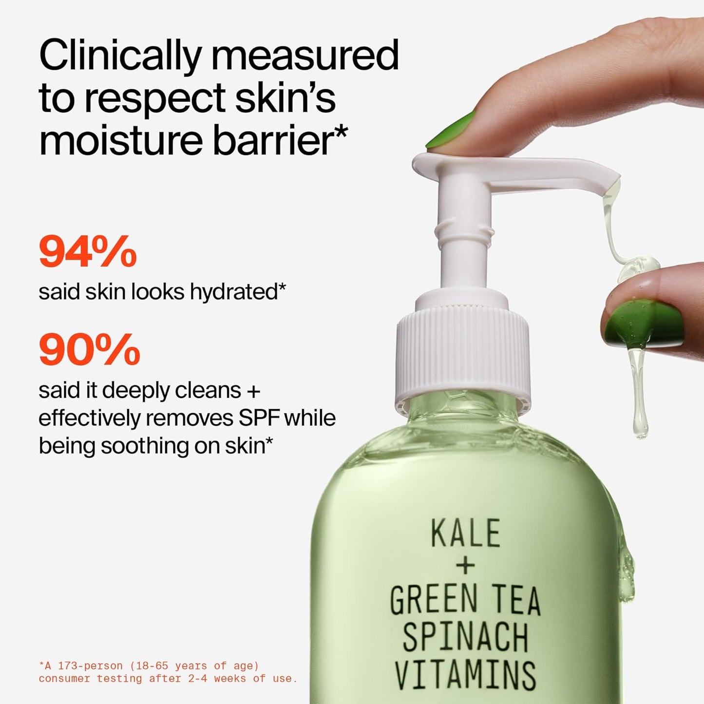 Youth To The People Superfood Facial Cleanser – Kale & Green Tea Gentle Face Wash + Makeup Remover, Pore Minimizer for All Skin Types, Vegan