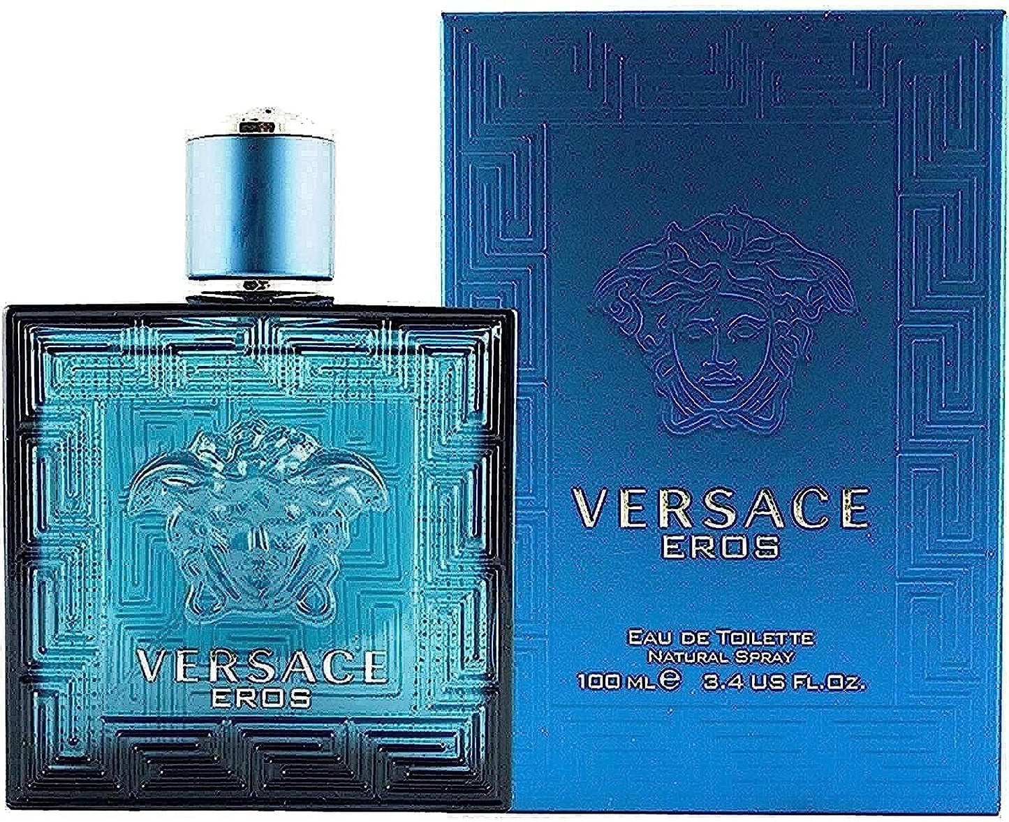 Versace Eros for Men 3.4 oz Eau de Toilette Spray – Buy 1 Get 1 FREE!